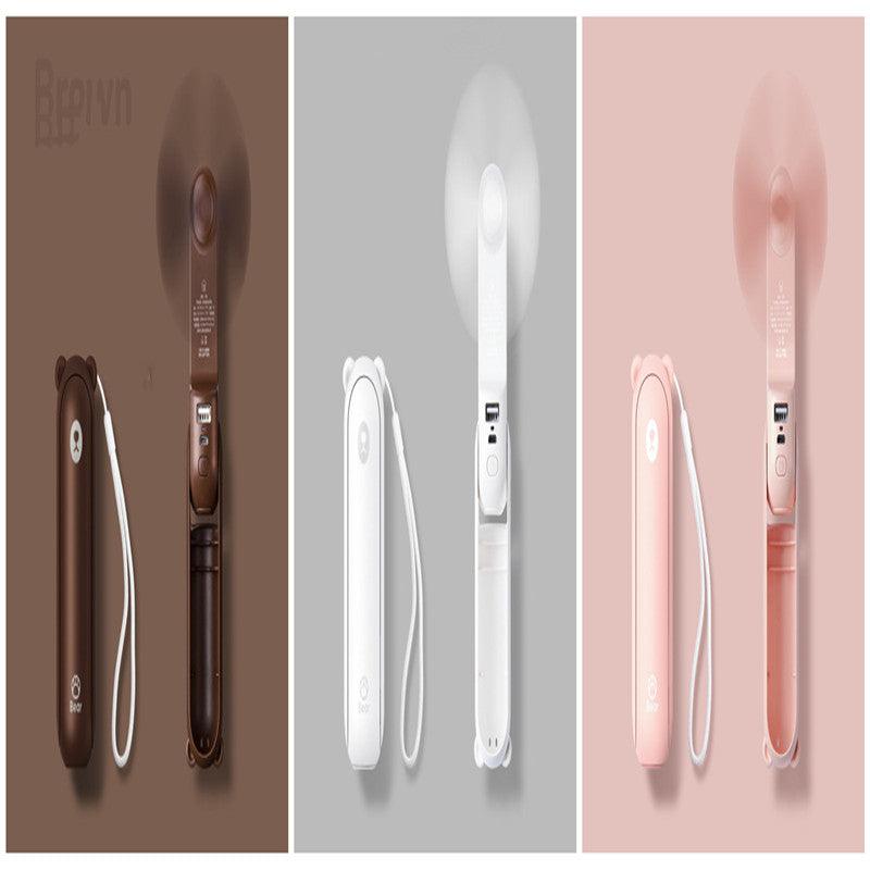 Cool Breeze Companion: Portable Fan with Power Bank Power!