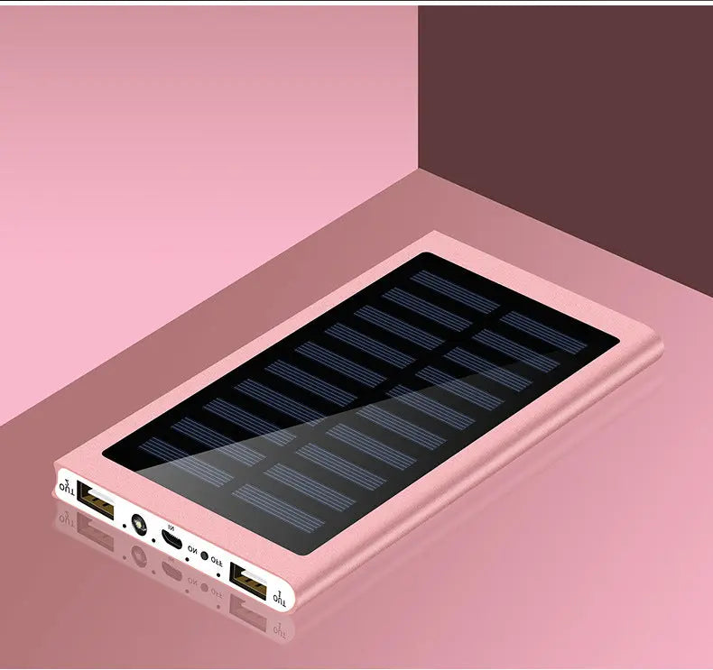 Portable 20000mAh Solar Power Bank